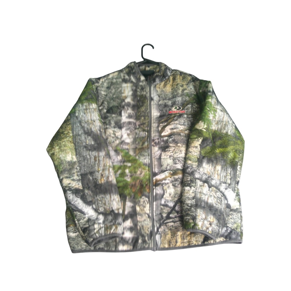 Mossy Oak Men's Mountain Country Camouflage Full Zip Puffer Jacket Size Large